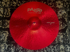 Paiste 18" Color Sound 900 Series Heavy Crash Cymbal - Red