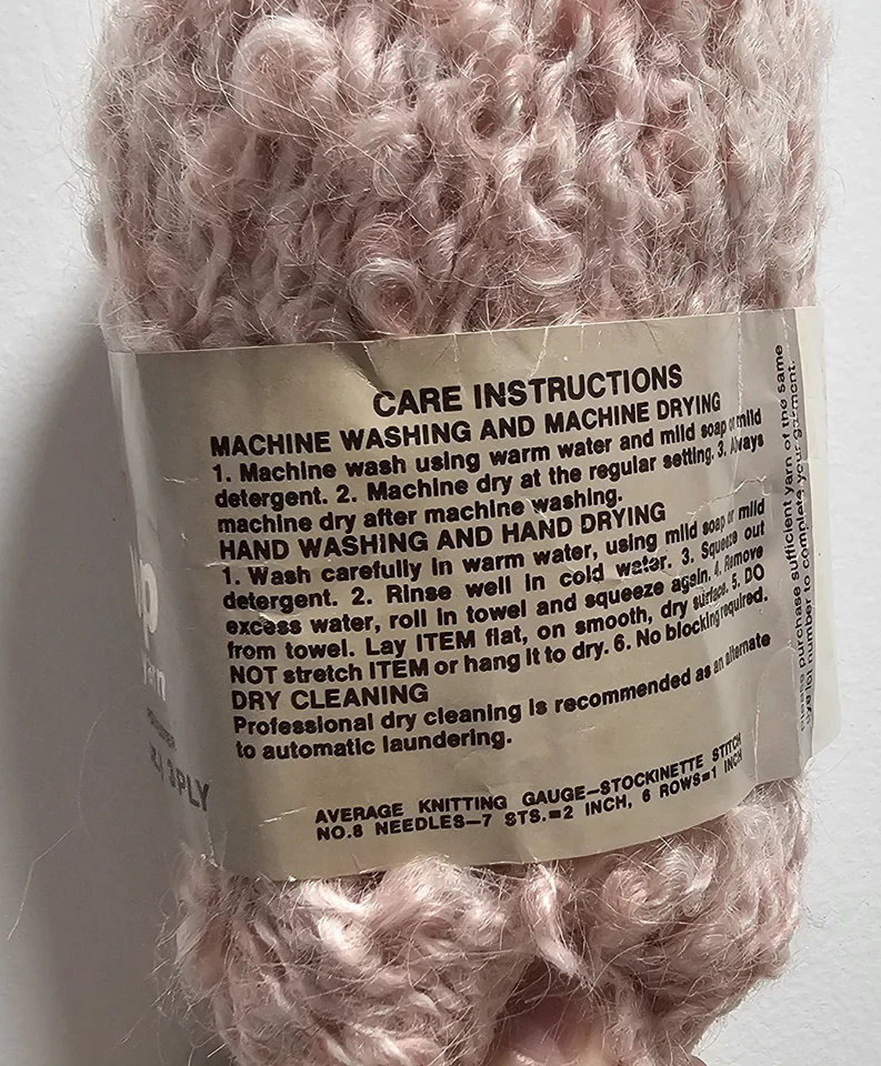 Abrigos Red Heart & Clark BULKY LOOP 10+ madejas hilo mezcla lana multi rosa 19 0z Foto 4 de 4