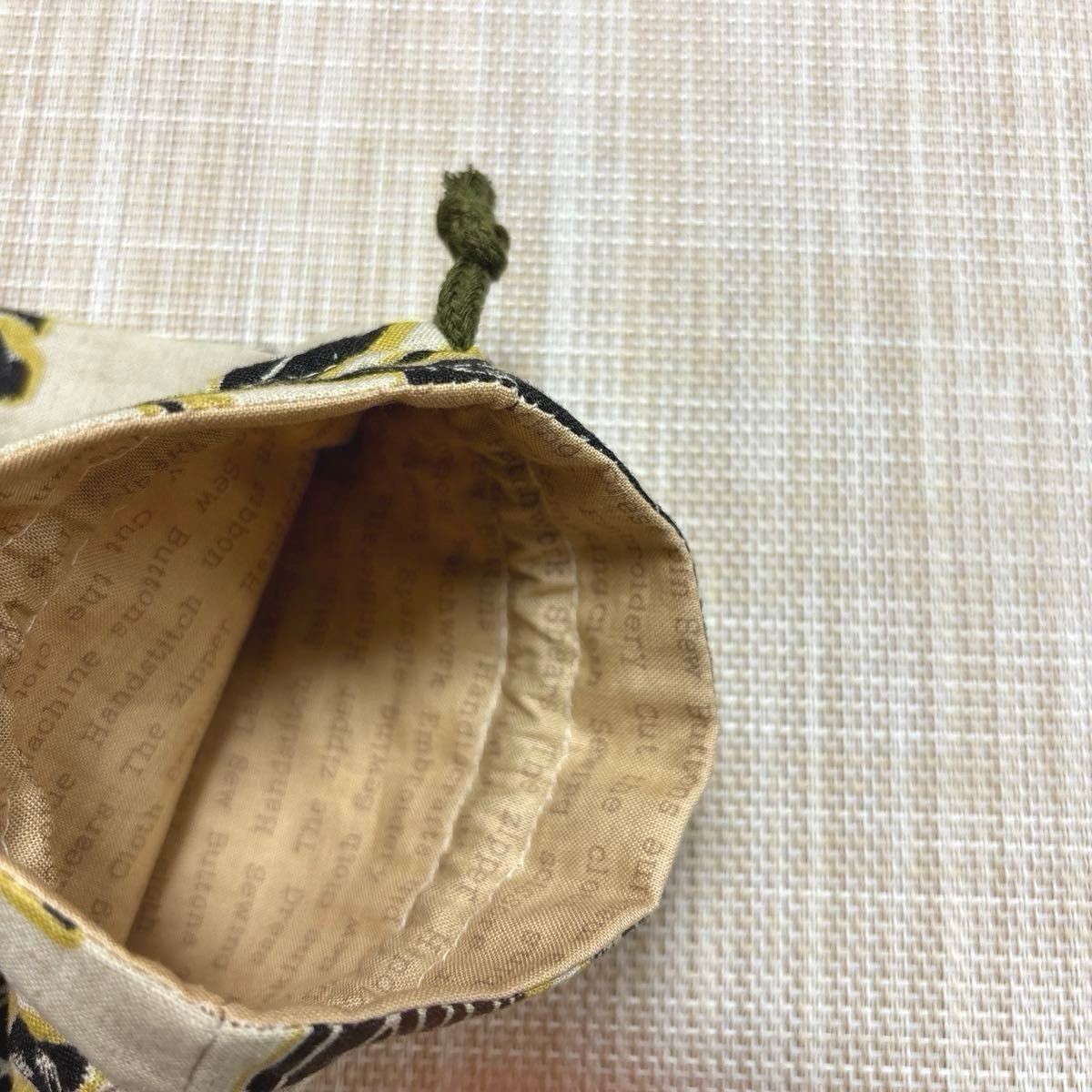 Drawstring bag with lining, , small drawstring ba… - image 4