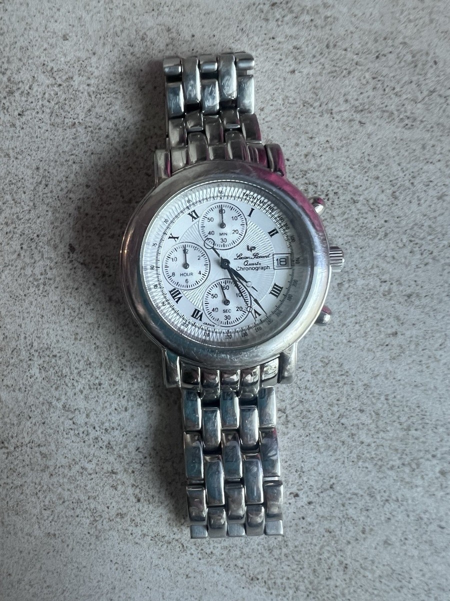 Lucien Piccard Swiss Stainless Steel Quartz Chronograph 26499SL