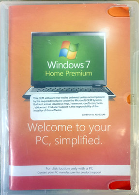 Windows 7 Home Premium x64 64 Bit SP1 DVD Service Pack 1 - Sydney SAME DAY POST