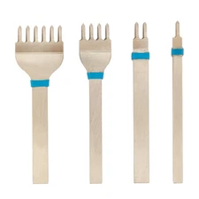 Weaver Leathercraft Supply Diamond Stitching Chisel Set, 5mm, Stainless 5mm