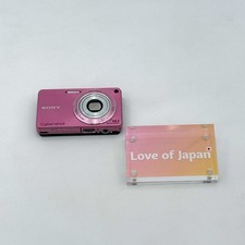 SONY Cyber-Shot DSC-W350 Digital Camera 14.1MP Pink Good Condition Tested