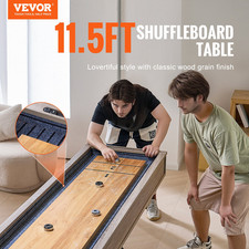 11.5ft Shuffleboard Table 2-in-1 Shuffleboard...