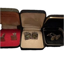 3 Pairs Of Cufflinks For Men’s Shirts