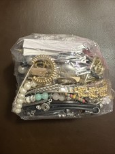 Random Mixed Bag of costume jewelry - weighs 1 Lb 11 Oz