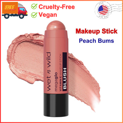 Makeup Stick, Buildable Color, Versatile Use, Cruelty-Free & Vegan - Peach Bums