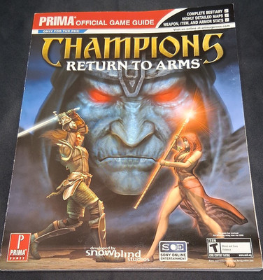 Champions Return to Arms   Official Prima Strategy Guide   PlayStation 2 (PS2)