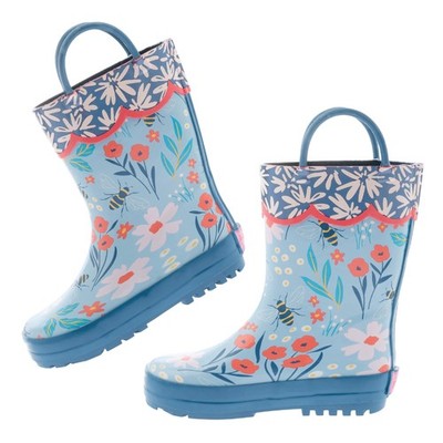 Stephen Joseph Rain Boots, Bee, 13 US Unisex Little Kid