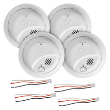 First Alert Advanced Precision Detection Smoke Alarm, 4-Pack