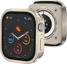 Ultra-Thin Metal Case for Apple Watch 46mm Series 10 11, Rugged Bumper, Full Cov