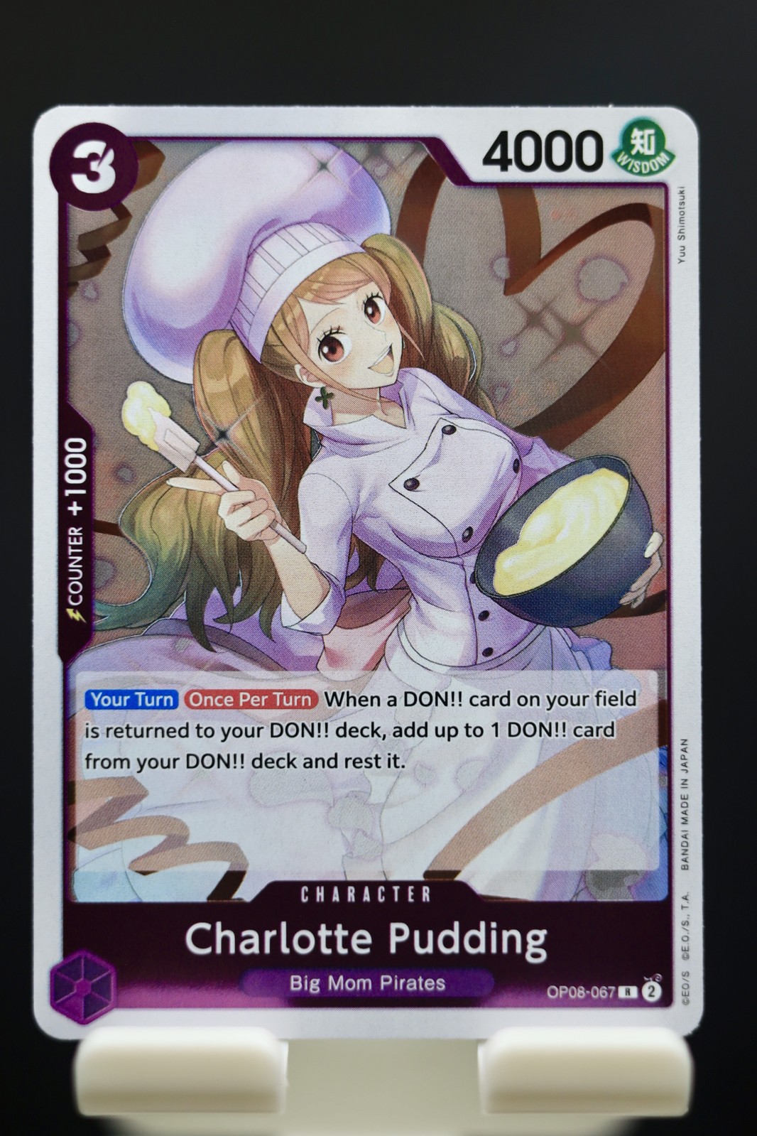 One Piece Charlotte Pudding (067) OP08-067 Two Legends Foil English NM