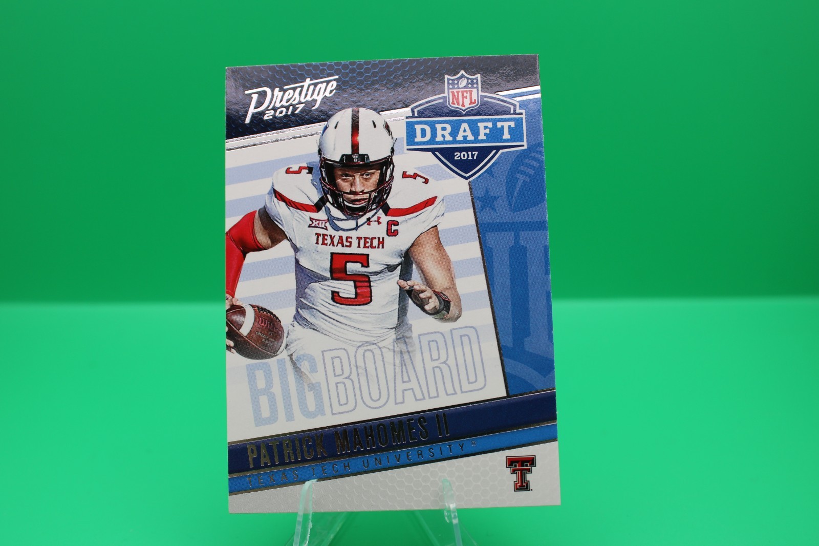 2017 Panini Prestige Draft Big Board Patrick Mahomes II #1 (RC)