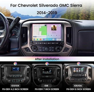 Dasaita Car Stereo Carplay BT for Chevrolet Silverado GMC Sierra 2014-2019 Navi