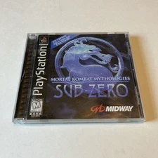 Mortal Kombat Mythologies Sub-Zero For Playstation 1, CIB