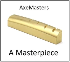 GeetarGizmos 1 11/16" / 43mm BRASS NUT for Gibson LES PAUL Guitar - Perfect Fit