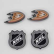 NHL Anaheim Ducks Hockey Team For Crocs Shoe Charms Jibbitz - 4 Pieces