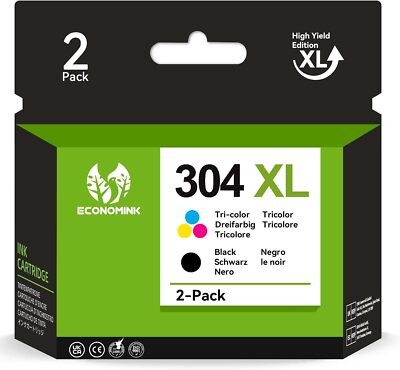304 XL TINTEPATRONEN für HP DESKJET 2620 2630 3720 3730 3750 Envy 5000 5010 5030