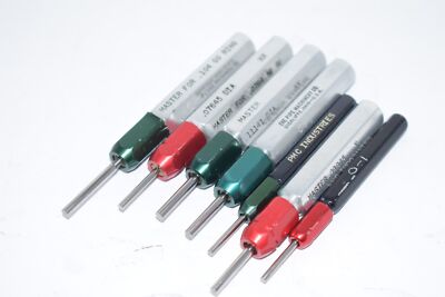 Lot of 7 Pipe Machinery & Others Go NO Go Smooth Pin Gage Check Plug 