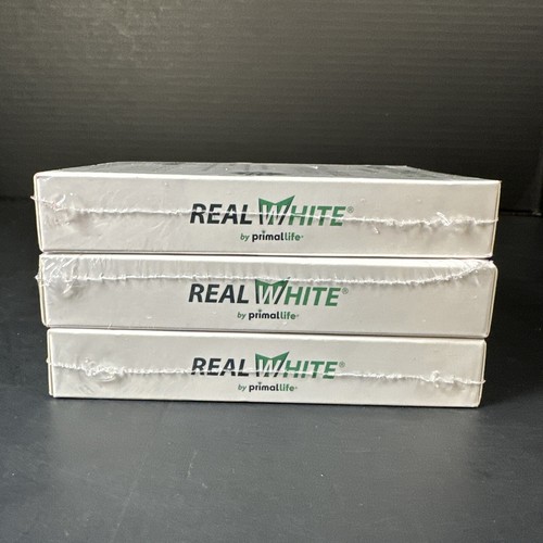 Lot 3 Real White by Primal Life Teeth Whitening Gel Pods- 30 Treatments SEALED! - Picture 6 of 15