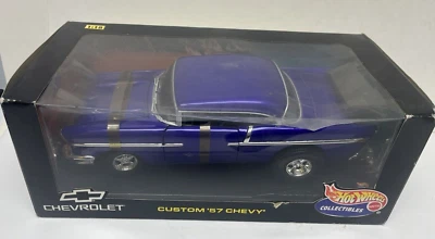 VTG 1988 Mattel Hot Wheels '57 Chevy Matt Custom Fahrzeug 25"L! - Bild 1 von 4