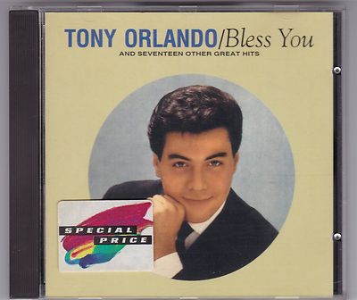 TONY ORLANDO - BLESS YOU AND SEVENTEEN OTHER GREATEST HITS   1997 TOP!