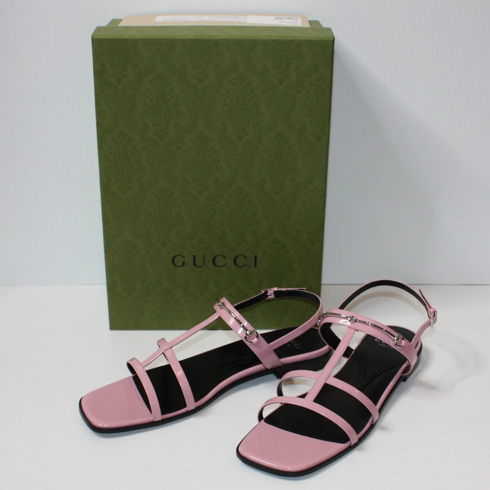 Sandales Gucci Divine Cage Horsebit en rose Dolly taille EU 40,5 US 10,5 PRIX DE DÉTAIL SUGGÉRÉ PAR LE FABRICANT