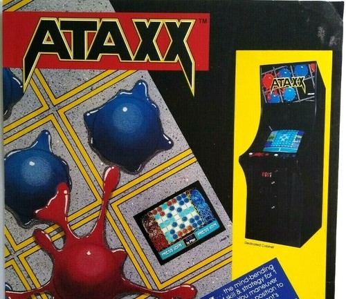 Ataxx Leland Arcade Flyer Original 1990 Video Game Art Print Retro Gaming Ebay Ataxx Leland Arcade Flyer Original 1990 Video Game Art Print Retro Gaming Ebay