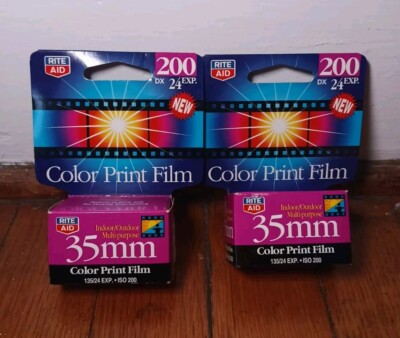 Rite Aid Color Print Film 200 Dx 24 Exposures Expired 
