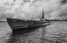 WW2 Picture Photo USS Bowfin at Pearl Harbor World War II Submarine 7842