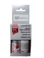 Lackstift Mercedes Benz 744 Brillantsilber met. Metallic + Klarlack Autolack 