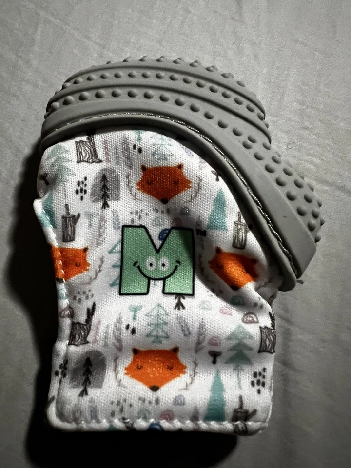 Guante mordedor Malarkey Kids Munch zorro gris - Foto 2 de 2