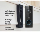 eufy Battery Video Doorbell C210 Wedge 4" Vinyl Siding Mount Angle Adjustment