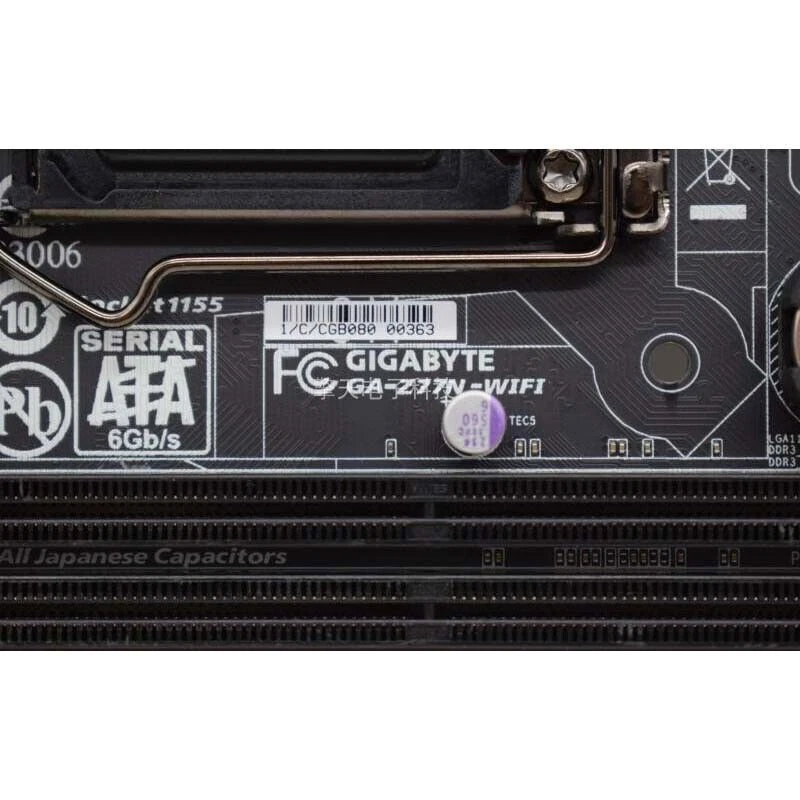 For Gigabyte GA-Z77N-WIFI Motherboard LGA 1155 DDR3 Dual GbE HDMI DVI Mini-ITX - Image 2 of 4