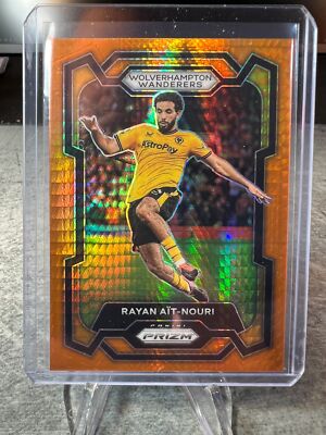 RAYAN AIT-NOURI 2023-24 Prizm EPL Wolverhampton Wanderers Orange Hyper