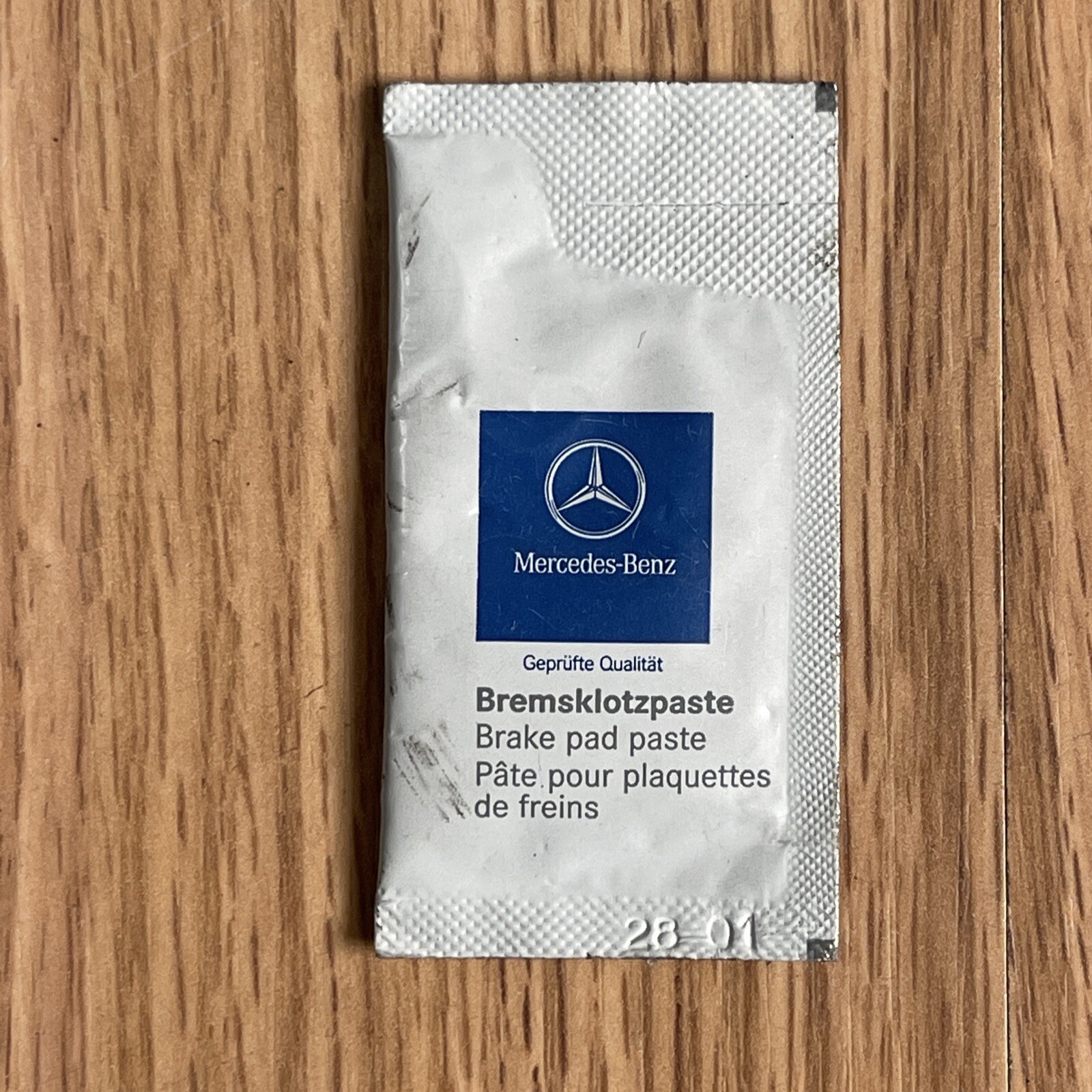 Mercedes Brake Pad Anti-Squeal Seize Grease Paste 3g A0019899451 