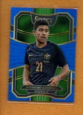 Massimo Luongo 2017-18 Panini Select Terrace Blue Prizm #93 Australia /299