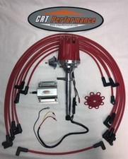 Ford Flathead 239-255 V8 Small Hei Distributor Red 60k Coil 8mm Plug Wires Ford Flathead 239-255 V8 Small Hei Distributor Red 60k Coil 8mm Plug Wires