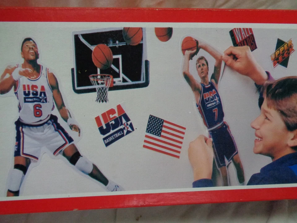 Baloncesto de cubierta superior 1992 - Wall Stars EE. UU. ¡Caja roja sellada! PÁJARO / ALA Foto 3 de 4
