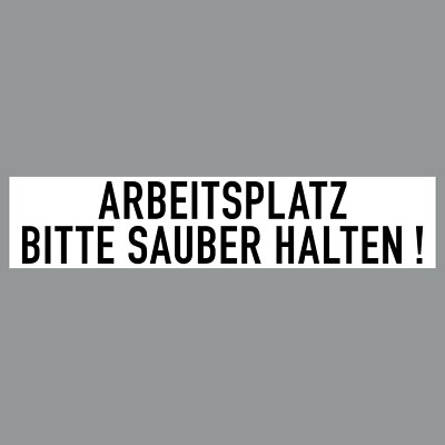 2 Aufkleber „Toilette Bitte Sauber Halten“ – 19,6 X 4,2 Cm, PVC, Witterungsfest, Für Tür & Wand