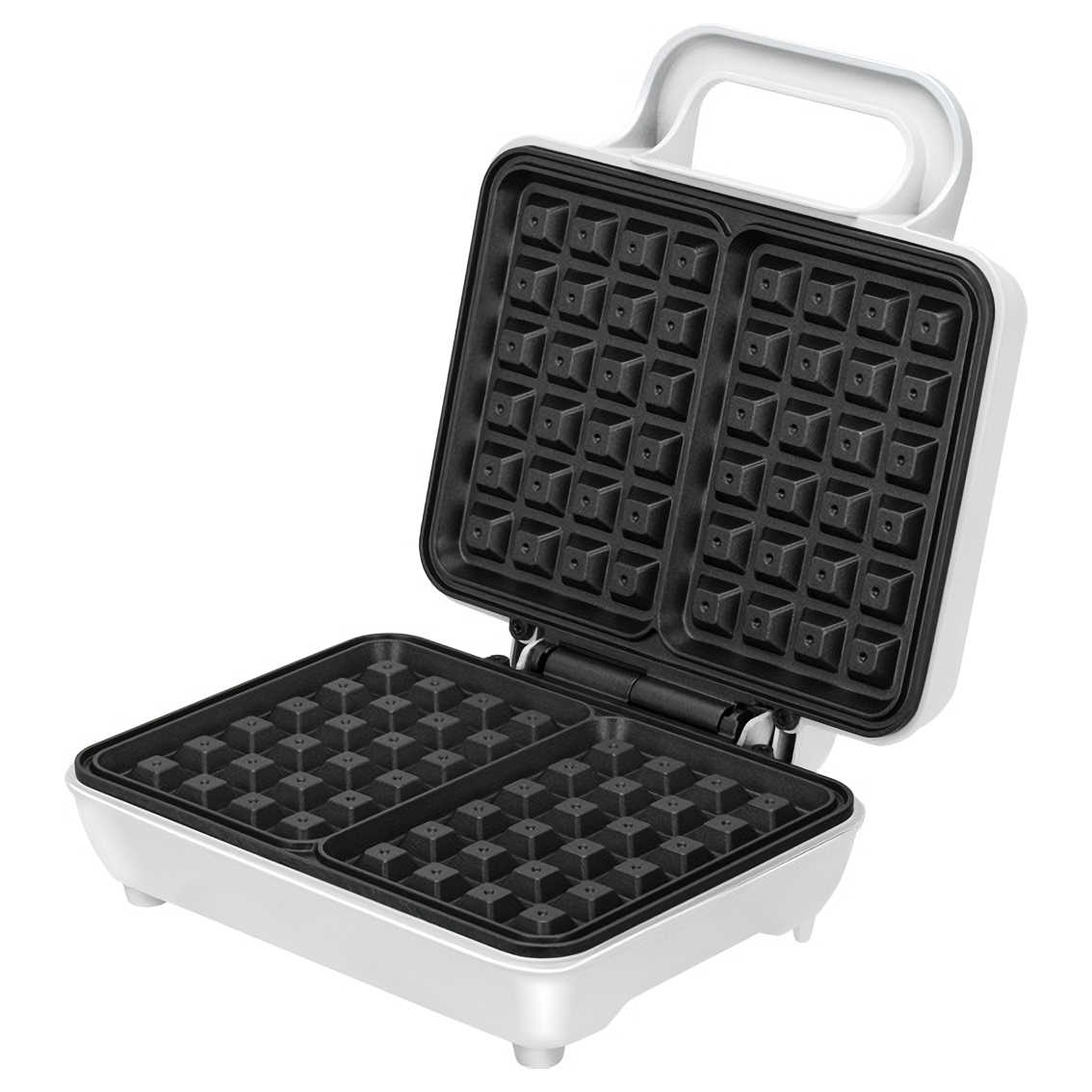 Piastra per Waffle, 2 Belgian Waffle Spesse, Piastre Antiaderenti, Automatica 10