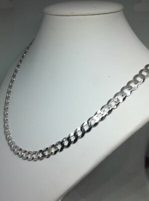 SILBERKETTE KLUMPEN HERREN 925 RHODINIERT VOLLMASCHIG 60 cm - GR. 25 EXPLOIT