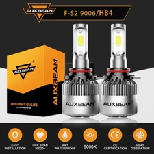 AUXBEAM 9006 LED Headlight Bulbs Low Beam Bright White Conversion Kit 72W 8000LM