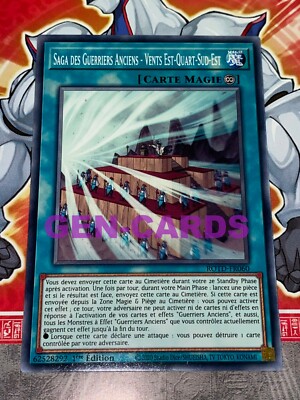 Yu Gi Oh Karte SAGA DER ALTEN KRIEGER - WIND OST-VIERTEL-SÜDOST ROTD x 3