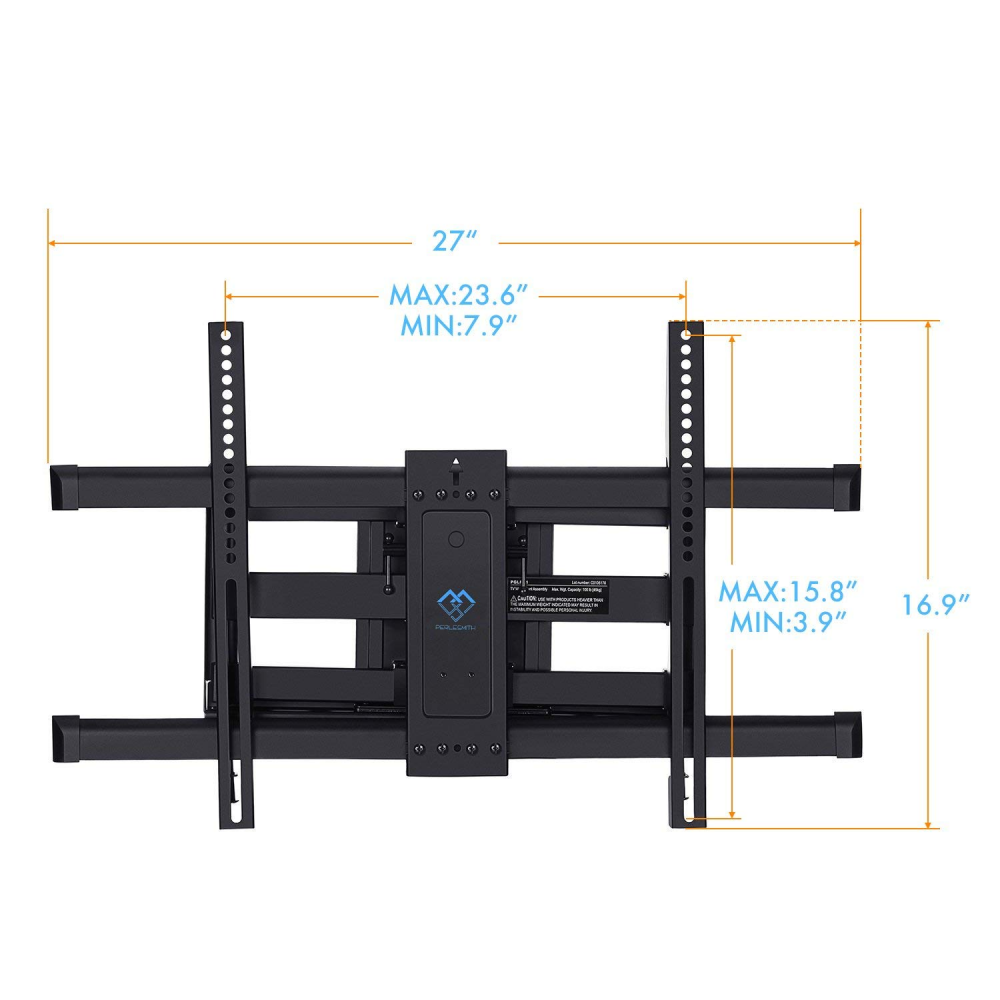 PERLESMITH PSLFK1 37'' to 70'' TV Wall Mount Black for sale online eBay