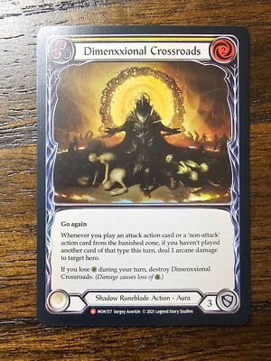 Flesh and Blood FAB Monarch 1st Edition Dimenxxional Crossroads