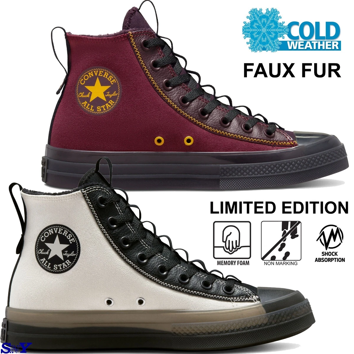 CONVERSE Chuck Taylor All Star CX Faux Fur Lining Men s Shoes