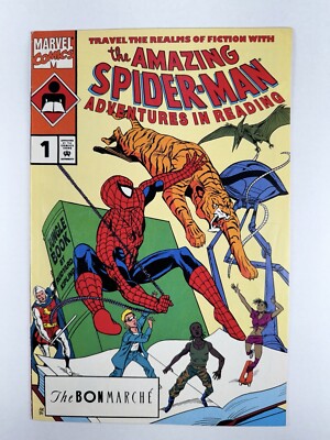 Spider-Man: Adventures in Reading #1 (1991) Bon Marche Marvel Simonson Romita
