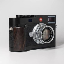Wood Camera L Hand Grip Holder w/Alloy Base For Leica M10 M10P/M10R/M10M Gift