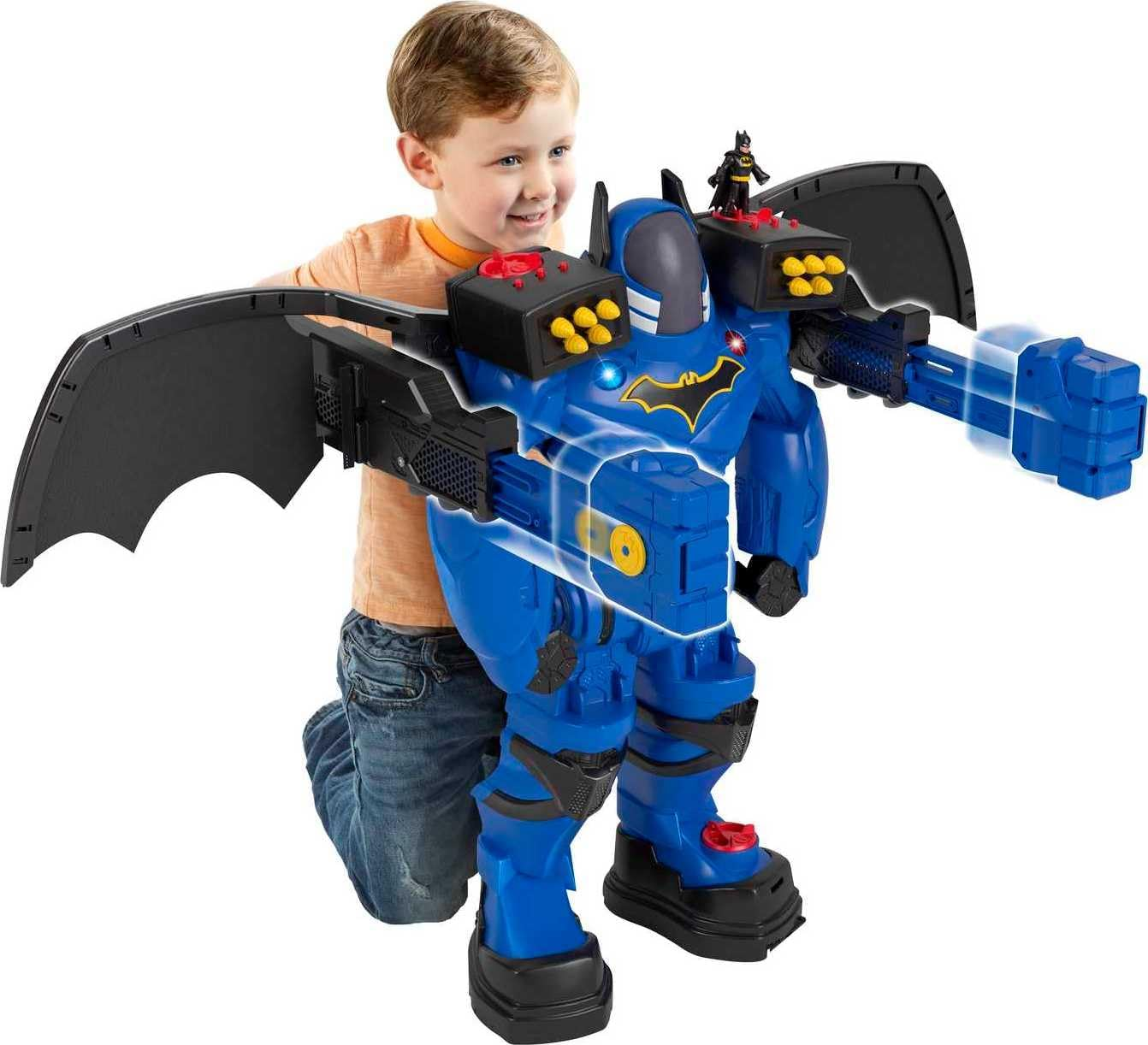 Imaginext DC Super Friends Batman Toy Batbot Xtreme Robot Playset 30 Inches Tall